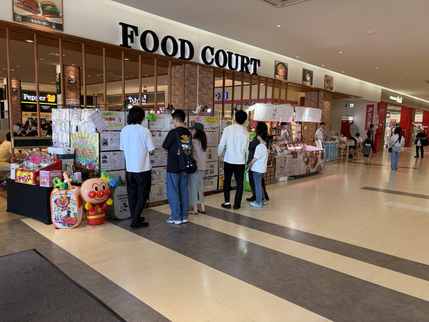 フードコートでのイベント出展